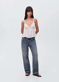 Knitted top with sequin detail