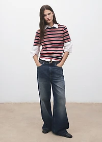 Striped cotton T-shirt