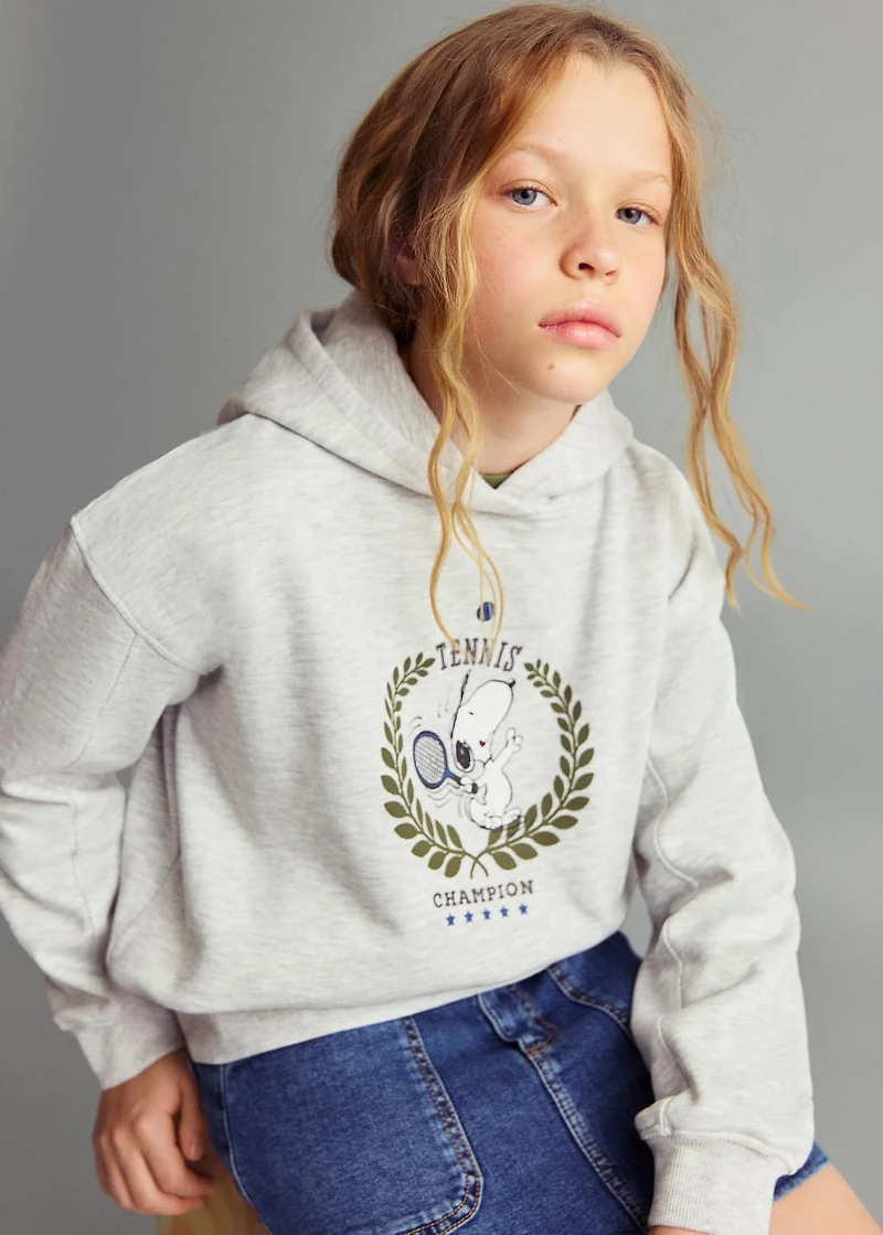 Snoopy-print sweatshirt