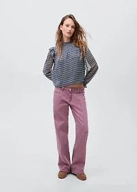 Ethnic-print blouse
