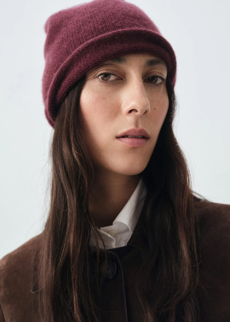 100% cashmere beanie