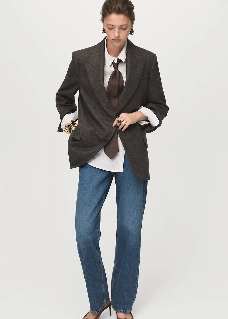 Wool suit jacket