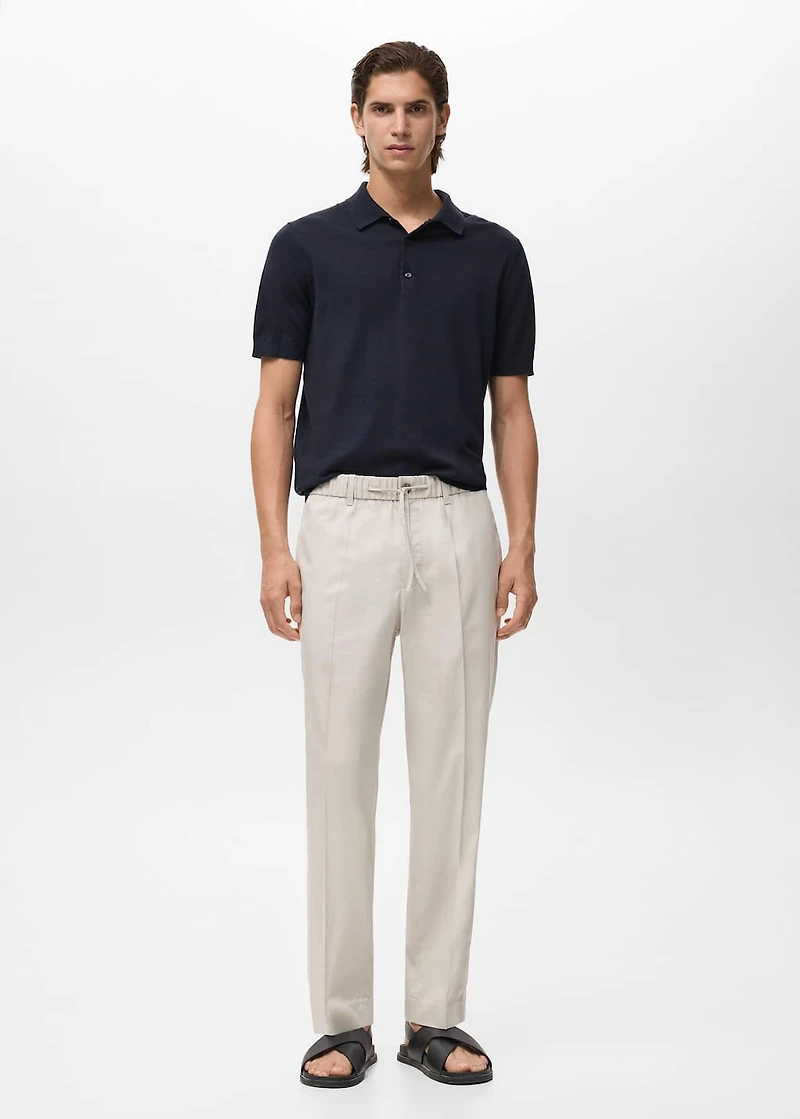 Lyocell cotton joggers
