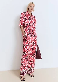 Printed cotton shirt