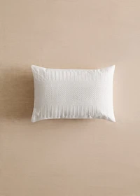 Children's cotton cushion cover with embroidered details 20x30 cm
