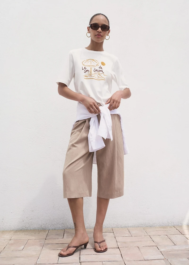 Short-sleeved printed t-shirt