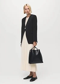 Double-breasted suit jacket