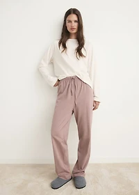Long-sleeved pajama t-shirt