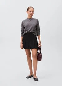 Pleated skirt pants