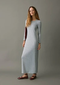 Long dress with cut-out