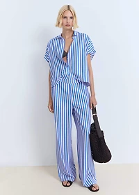 Short sleeve striped shirt
