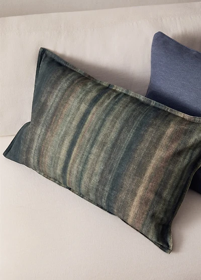 Linen striped cushion cover 40x60 cm