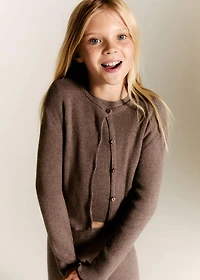 Ribbed knit cardigan