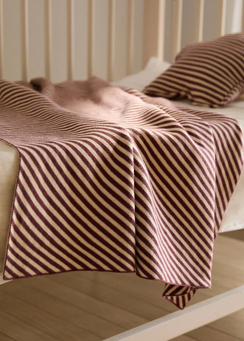 Cotton two-tone children’s blanket