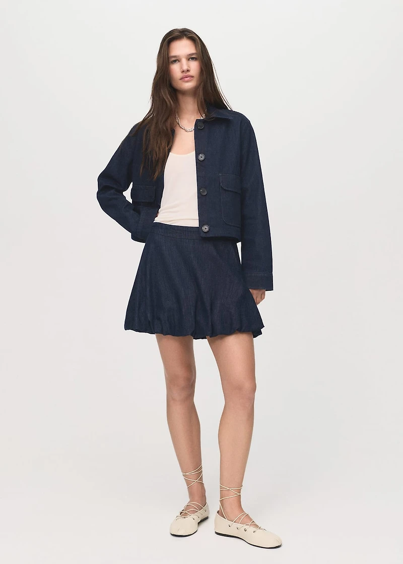 Denim jacket with pockets