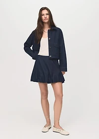 Denim jacket with pockets