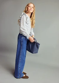 Ruffles printed blouse
