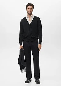 100% merino wool cardigan