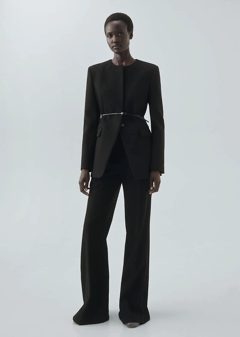 Tailored suit blazer