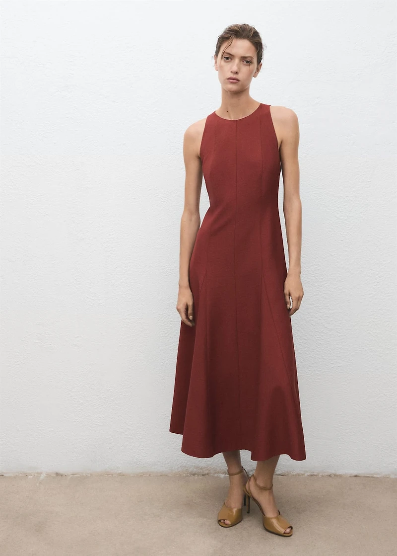 Long flared dress