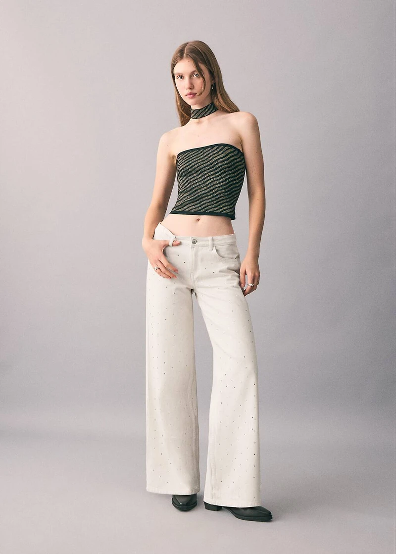 Crystal strass jeans