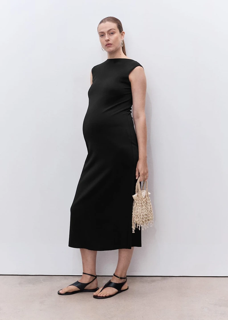 Maternity midi-dress