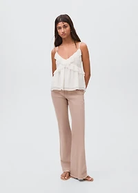 Lurex plumeti top