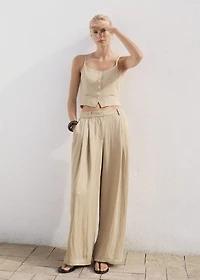 Lyocell suit vest
