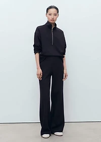 Cotton jogger-style trousers