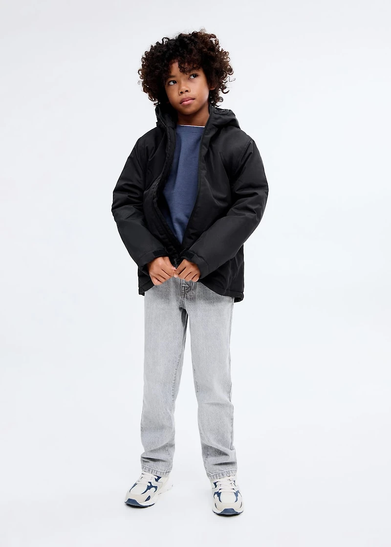 Hooded coat