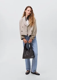 Wool fabric coat