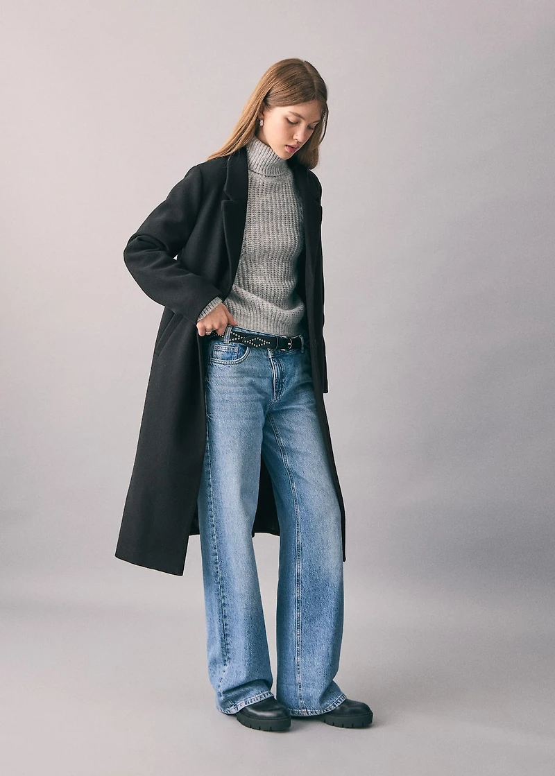 Long cloth coat