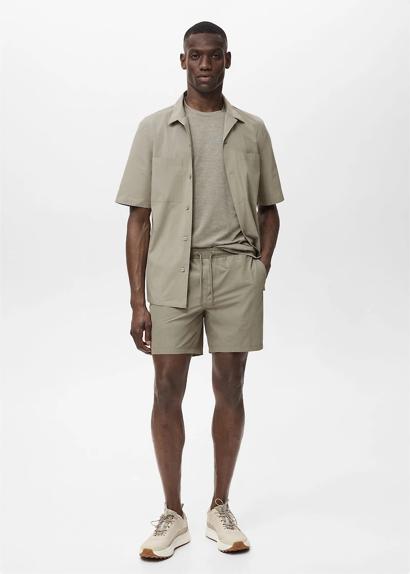 Swimsuit with zip pockets