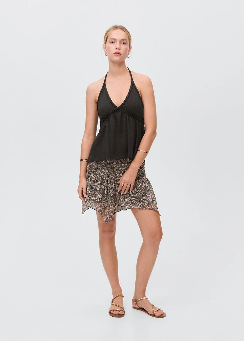 Halter neck top