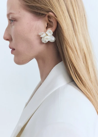 Floral earrings