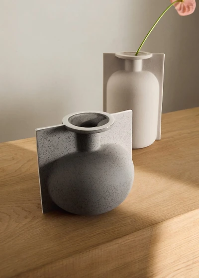 Small earthenware bottle vase