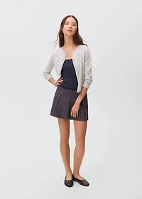 Knitted button cardigan