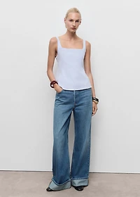Cotton A-line top
