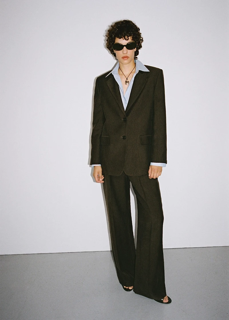 Oval-frame sunglasses