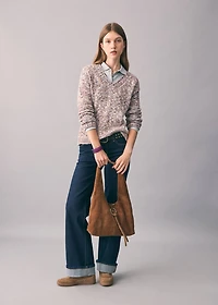 Flecked sweater