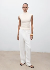 Ruched fitted top