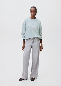 Star-studded sweatshirt