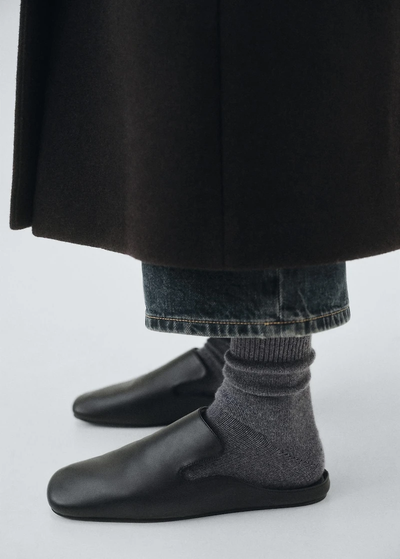 Wool-blend socks
