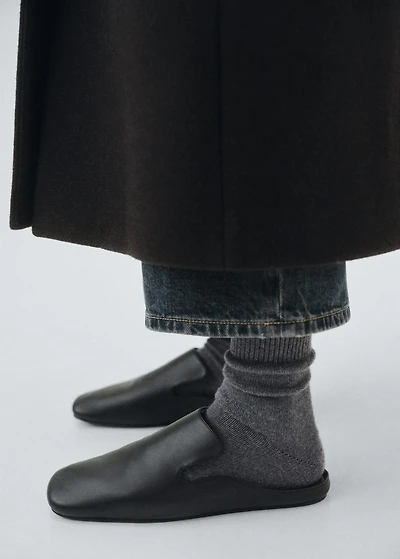 Wool-blend socks