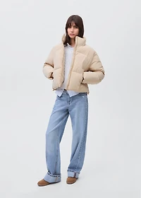 Soft quilted anorak