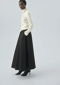 Long flared skirt