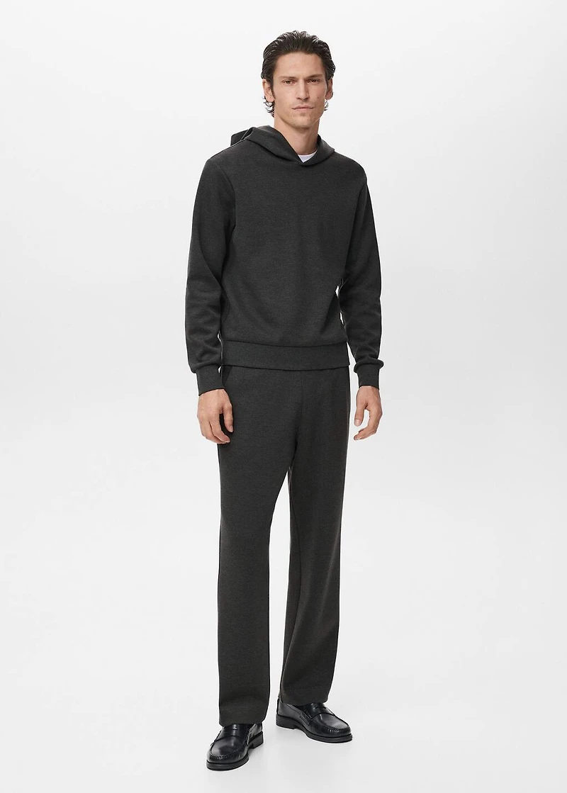 Cotton joggers with elastic waist
