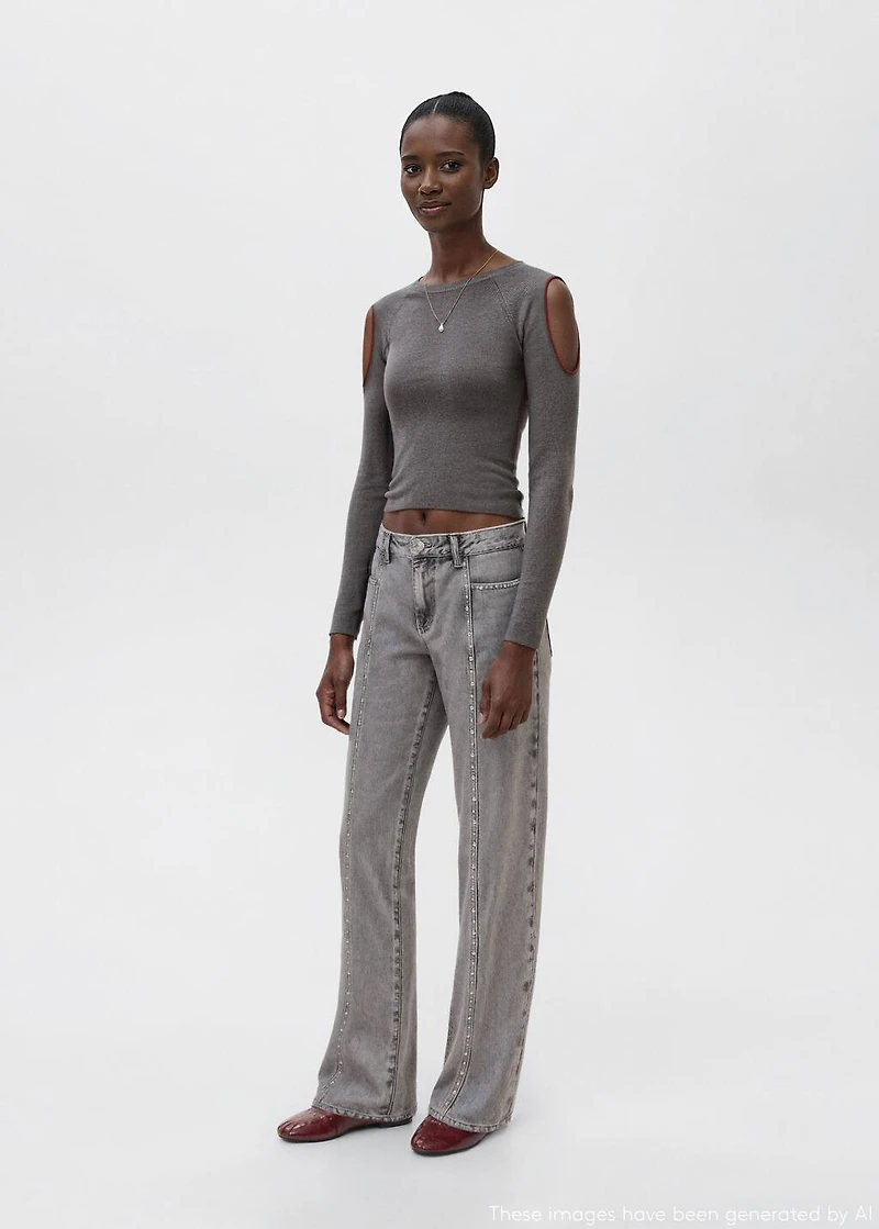 Cut-out t-shirt