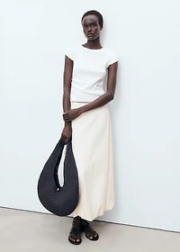 Long balloon skirt