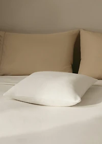 Cotton bed pillowcase with hem finish 50x50 cm
